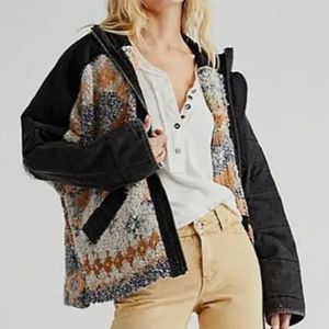 Free People Free Spirit Oversized Cardi Jacket Oversize Size S